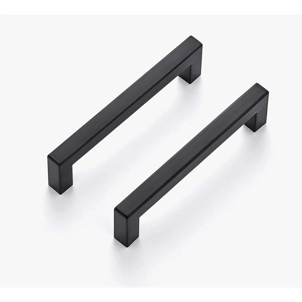 New in Box Set of 30 Ravinte Black Square Cabinet Pulls JM